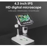 Microscopio digital con pantalla LED