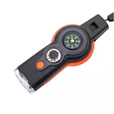 Outdoor 7-in-1 Multifunctional Survival Whistle