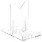 Soporte acrílico ajustable para fósiles y minerales – 11,5×6×10,5 cm