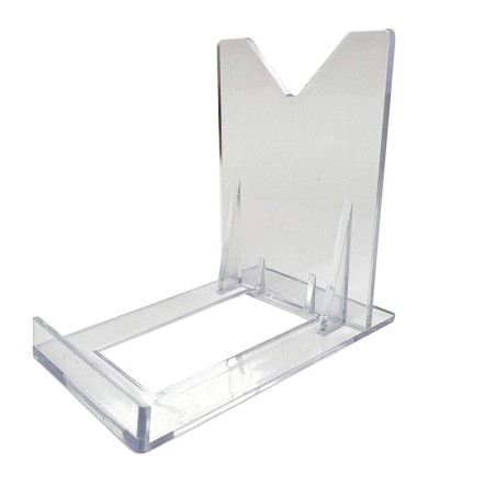 Suport acrílic ajustable per a fòssils i minerals – 11,5×6×10,5 cm
