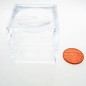 Caixa transparent acrílica amb lupa – 25×25×23 mm Caixa transparent acrílica amb lupa – 25×25×23 mm