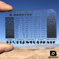 Brunton Grain Size Card Brunton Grain Size Card